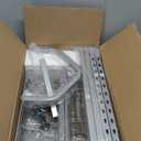 Shower Caddy Hanging (Silver), Adjustable Anti-Swing-Over The Shower Head Caddy, 3 Tier Height Bathroom Storage Organizer Bathroom Shelves Basket Rack Shower Caddies (3Tier)