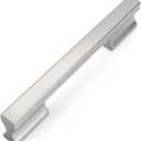 Haliwu 10 Pack Brushed Nickel Cabinet Pulls 5 Inch Brushed Nickel Cabinet Pulls Silver Drawer Dresser Handles Silver Kitchen Cupboard Handles Modern Drawer Dresser Cupboard Hardware (128mm (5 Inchch) hole centers)