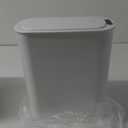 Cesun Motion Sensor Trash Can, 5 Gallon Automatic Bathroom Garbage Can with Lid, Touchless Smart Plastic Slim Wastebasket for Bathroom, Office, rv, Bedroom, Living Room, White