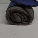 Leisurely Collection 2025 Premium Upgraded Non-Vacuum Bed Quilt All Seasons 100% Cotton Filled Comforter - Reversible Lightweight Soft Breathable Fluffy (Midnight Grey Full/ Queen)