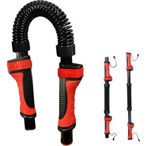 Adjustable Power Twist Bar - Upper Body Expander Equipment for Arm Chest, Spring Shoulder Forearm Bicep Strength Exercise Workout Training 66-110lb