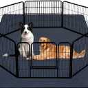 Washable Pee Pads for Dogs 72"x72" Extra Large Super Absorbent Non-Slip Reusable Puppy Pads for Playpen, Crate, Floor, Waterproof Pet Training Mats for Quick-Dry Whelping Pads & Incontinence (72x72 Inch (Pack of 1), Gray)