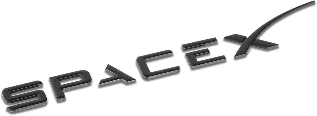 Emblem for Tesla Model Y Juniper 2025 Accessories 2024-2021 and Model 3 Metal Black Badge 2017-2023 Space X Cover