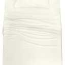 ROYALE LINENS 100% Organic Cotton Twin Sheet Set - Percale Weave - 3 Pieces Set - 1 Flat, 1 Deep Pocket Fitted Sheet and 1 Pillowcases - Ivory Bed Sheets - Sbanas Twin - Crisp Cool (Ivory)