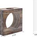 Plant Propagation Station, Glass Test Tubes with Wooden Stand for Plants, Propagation Tubes for Birthday, Housewarming, 3 Pack Plant Terrarium Vase