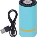 Electric Vacuum Sealer, K02 280 Motor Handheld 50-60Kpa Automatic Sealing Machine DC 5V for Clothing Food Packaging (blue)