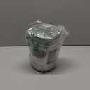 Oggi Stainless Steel Tea Canister 62 fl oz - Airtight Clamp Lid, Clear See-Thru Top - Ideal for Tea Bag, Loose Tea, Kitchen Storage, Pantry Storage. Large Size 5" x 7.5". (Silver)