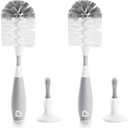 Munchkin® Bristle™ Bottle Brush, Grey, 2 Pack