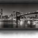 Annecy 10x24 Picture Frame Black, Panoramic Picture Frame for Wall Decoration, Classic Black Minimalist Style Suitable for Decorating Houses, Offices, Hotels 1 Pack
