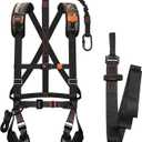 Kalkal Tree Stand Harness, Adjustable Hunter Safety System Harness for Tree-Stand, Lightweight Hunting Safety Harness for men