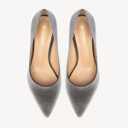 NEWBELLA Pointed Toe Kitten Heels for Women, Closed-Toe Low Heel Pumps, Comfortable Work Shoes for Business Casual and Formal Occasions