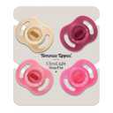 Tommee Tippee Ultra-Light StayPut Pacifier, One-Piece Silicone Design, 6-18m, 4 Pack