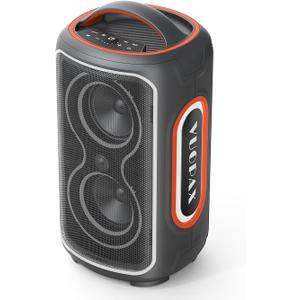 Vuopax Bluetooth Speaker Loud, 240W Peak Portable Wireless Party Speakers Boost Bass,BT5.4, IP65 Waterproof,24H, Fast Charge, TWS, RGB Lights for Outdoor, Beach, Camping, Backyard, Work, Home