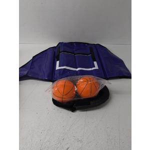 Trampoline Basketball Hoop, with Pump and Mini Balls, Easy to Assemble Sturdy for Dunk Fit, Waterproof, Accessory of Trampoline, Green