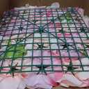 Flower Wall Backdrop 12 Piece of 16.5x16.5 Inch Floral Wall Panel Artificial Silk Rose Wall Decor Ideal for Wedding Celebrations, Festive Party Backdrops, and Home Decor-Pink