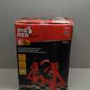 BIG RED T46002A Torin Steel Jack Stands: Double Locking, 6 Ton (12,000 lb) Capacity, Red, 1 Pair