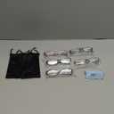 Kerecsen Reading Glasses 5 Pairs Fashion Ladies Readers Spring Hinge with Pattern Print Eyeglasses for Women (Mix Color -2, 5.00)