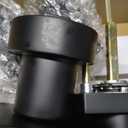 Mega Handles SUANA Entrance Combo, Door Knob and Cylinder Deadbolt and Key Combo, Heavy Duty Locking Door Knobs for Left or Right-Handed Doors  Matte Black (1 Pack)