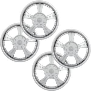 OCPTY Corrosion-Free & Sturdy OEM Replacement 4 Pack Easy Installation Silver 14" Wheel Cover