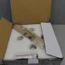 Industrial 4 Lights Chandelier, Gold Lantern Ceiling Light Fixtures with Rustic Metal Cage Adjustable Height Farmhouse Geometric Hanging Light for Kitchen Island, Dining Room, Entryway, UL Listed