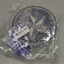 Hokinaa Cowboy Football Party Decorations - 96 Pcs Blue American Rugby Sports Paper Disposable Plate Napkin Forks Tableware Set, Happy Birthday Supplies Decor for Boys Men Lovers Serves 24 Guests