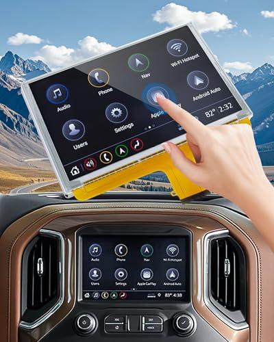 8" Touch Screen with LCD Digitizer Navigation Radio Replacement for Chevy GMC 2014-2018 Silverado Sierra, 2015-2019 Tahoe Yukon Suburban Colorado Canyon, 2017-2019 Acadia Terrain Replace # DJ080PA-01A
