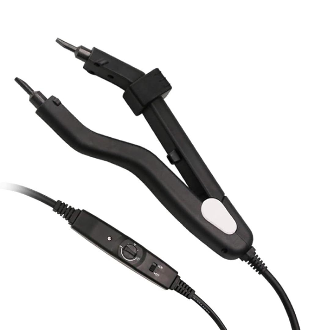 Hair Extensions ToolsProfessional k Tips Real Human Hair Fusion Hair Extensions MachineFast Heat-up Connector Wand Bonding Melting Tool Heat Iron for Salon Fashion Women