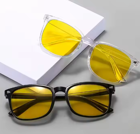 2 pack 99% Blue Light Glasses Men Woman, Computer Gaming Glasses Men, Blue Ray Filtering Amber Lens Anti Eye Strain 