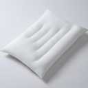 Pozino Flat Thin Pillows for Sleeping - Queen Size 1 Pack Slim Bed Pillows for Side Back Stomach Sleepers,2.5 inch Height Ultra Low Pillows,Down Alternative Filling