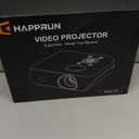 HAPPRUN Native 1080P Projector, Bluetooth Home Theater Movie Projector with Built-in Speaker, Compatible with Smartphone, HDMI, Fire Stick, PS5, Indoor & Outdoor Use - Without Google TV System