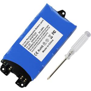MULS XFBT620 Replacement Battery for Shark IX140 IX141 IX141H IX142 IZ140 IZ140C IZ141C IZ142 UZ145 Cordless Vacuum Cleaners 21.6V 3000mAh