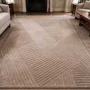 9x12 Area Rugs for Living Room, Light Brown