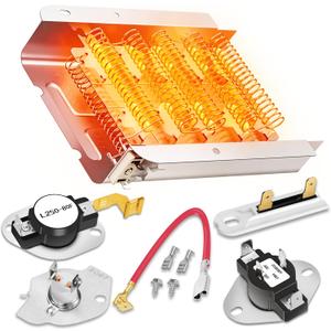 279838 Dryer Heating Element for Amana NED4655EW1 NED4600YQ1 NED4655EW0 NED4600YQ0 NED4500TQ0 NED4500VQ0 NED4700YQ1 NED4705EW0 NED4800VQ0 NED4800VQ1 NED5200TQ0 NED5240TQ0 NED5400TQ0