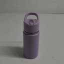 Toddler Water Bottle, 12 oz Kids Vacuum Insulated Thermos for School With Straws Lids, 304 Stainless Steel, BPA-Free, Lilac