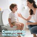 Potty Insert Compatible with Baby Bjorn,Comfortable and Safe Toilet Trainer Seat for Effortless Toddler Potty-Training,White/Gray