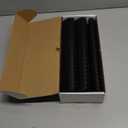 PATIKIL 51mm (2") Plastic Binding Combs, 10 Pcs 21 Rings Comb Binding Spines 450 Sheet Capacity Letter Size for Binding Paper Sheets Notebook Calendar Picture Album, Black