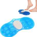 TARSHYRY Foot Scrubber Mat for Shower - Foot Cleaner & Shower Foot Massager Foot Care Pumice Stone for Men & Women to Calluses Dead Skin - Non Slip Suction Shower Accessories