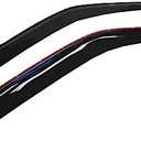 2pcs Side Window Deflectors Window Visors for 92-95 Civic Coupe/Hatchback JDM Visor Sun/Rain Guard