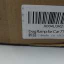 Upgraded Dog Ramp for Car 71" X-Long & 19.7" Wider Portable Dog Ramps for Large Dogs Non Slip Rug Surface Extra Wide Steps for SUV Car and Truck Folding Pet Ramp Supports Up to 270LBS