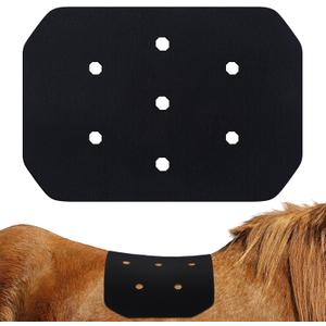 Sadnyy No Slip Pad for Horse Western Saddle Pads Secure Breathable and Contoured Fit Universal Size Black (17 x 21 Inch)