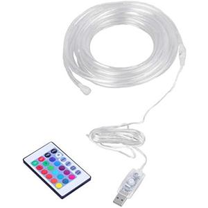 Uonlytech 5m Led Tube Light Remote Control Led USB Outdoor Decoration for Garden for Weddings and Holiday Events