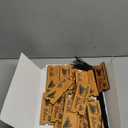 24 Pcs Christmas Polar Express Ticket Ornaments 4.35'' x 1.8'' North Pole Believe Golden Train Tickets Decorations Bulk Wooden Christmas Tree Hanging Decor Holiday Party Gifts Favors