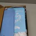 PerKoop 50 Packs Baby Shower Gifts Bags Bulk Baby Shower Favor Bags with Handle Paper and 50 Sheets Decorative Tissue Paper for Guests Gifts Gender Reveal(Blue)