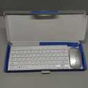 Wireless Keyboard and Mouse Combo, Compact Quiet Wireless Keyboard and Mouse Set 2.4G UltraThin Sleek Design for Windows, Computer, Desktop, PC, Notebook, Laptop (GHKM03 Silver White)