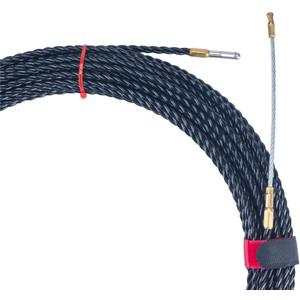 100FT Fish Tape Wire Puller Through Conduit, Polyester Wire Threader with Changeable Leader Tip - 6mm