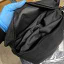 SoloToo Outdoor Round Table Cover Waterproof UV-Resistant for 36 Inch Diameter Patio Tables - Heavy Duty Weatherproof Table Top Protector with Elastic Hem (Black)