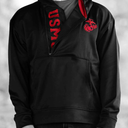 USMC ZIP Hoodie XXL, Black