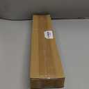 32-48 Inch Silver Curtain Rod Set With Brackets and Decorative Blackout Metal Rods