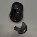 WisFox 2.4G Wireless Mouse for Laptop, Ergonomic Computer Mouse with USB Receiver and Type-C Adapter, 6 Button Cordless Mouse Wireless Mice for Windows Mac PC Notebook (Red)