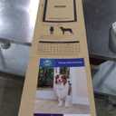 PetSafe Sliding Glass Pet Door - No-Cut DIY Install Doggy Door for Renters - Aluminum Frame - Adjustable Height 75 7/8" to 81" - Ideal for Large Dogs Up to 100 lb - White